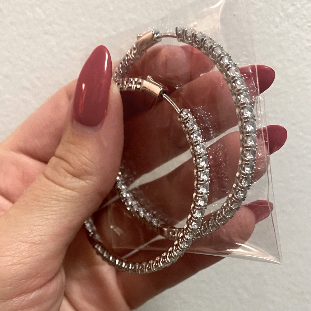 Crystal Hoops